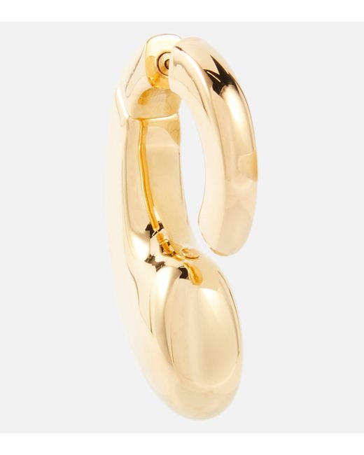 Alaïa Metallic Drip Gold-plated Earrings