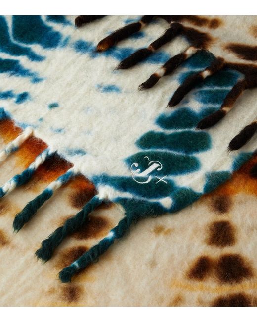 Jil Sander Blue Decke aus einem Mohairgemisch