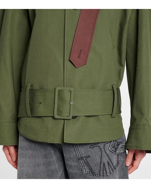 J.W. Anderson Green Jacke Aus Baumwolle