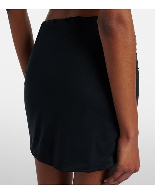 ViX Black Meg Embellished Miniskirt