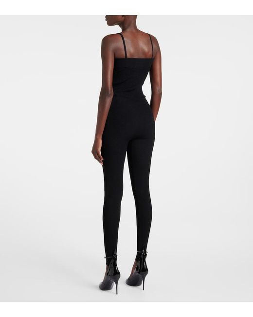 Mono Bustier Alaïa de color Black