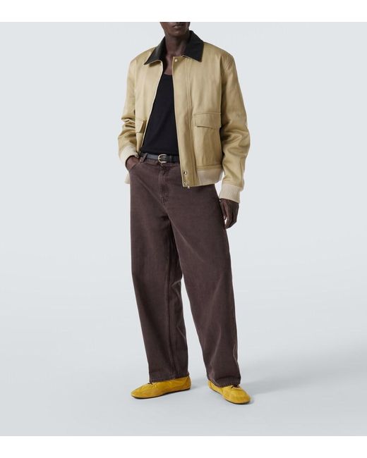 Wales Bonner Natural Shade Cotton Sateen Blouson for men