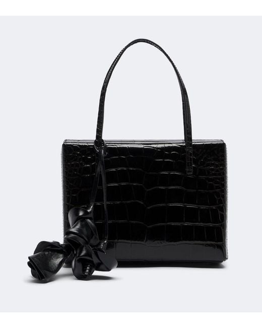 Magda Butrym Black Barbara Medium Leather Top-Handle Bag