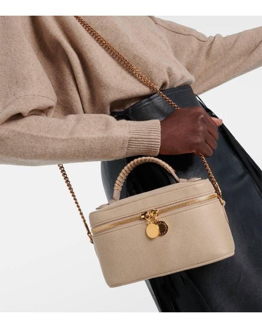 Borsa A Tracolla Falabella Vanity di Stella McCartney in Natural