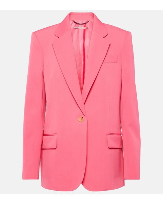 Stella McCartney Pink Wool Blazer
