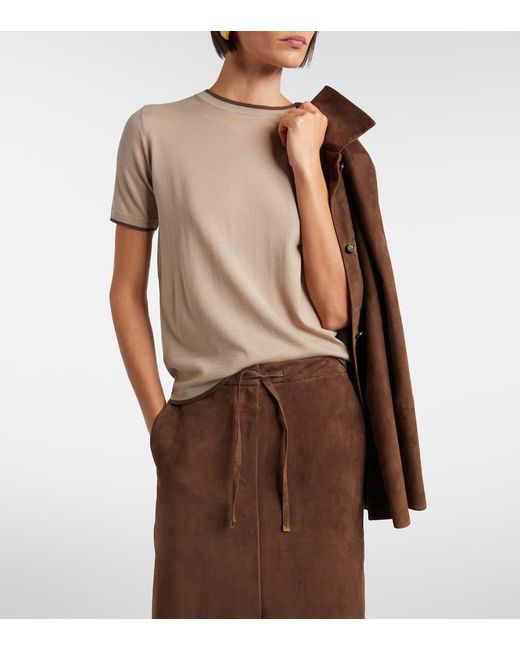 Max Mara Natural Wool T-Shirt