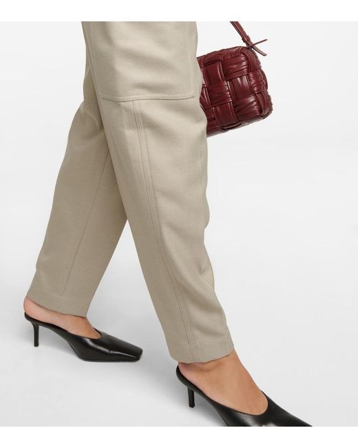 Joseph Natural Devonport Wool-Blend Pants