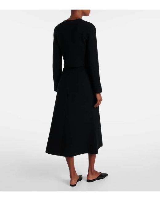 Dorothee Schumacher Black Sharp Ambition Wool-Blend Jacket