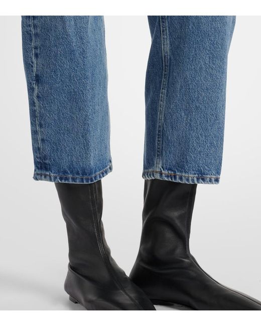 Citizens of Humanity Blue Winslow Mid-Rise Straight Jeans