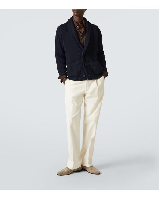 Cardigan di Thom Sweeney in Blue da Uomo