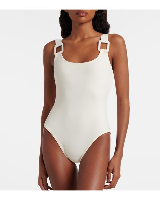 Karla Colletto White Juni Swimsuit