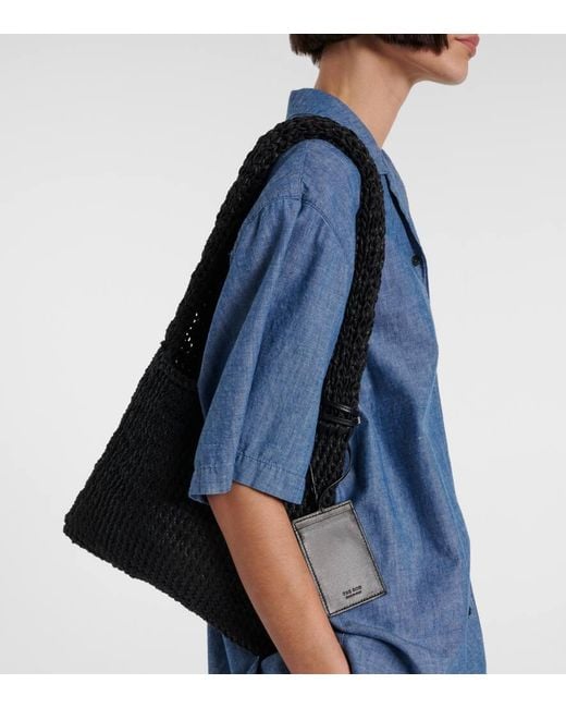 The Row Black Schultertasche Didion