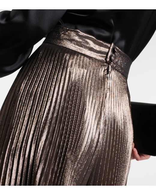 Pantalon ample Elegante Panteon en soie Max Mara en coloris Black