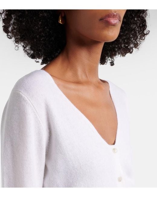 Jardin Des Orangers White Cashmere Cardigan