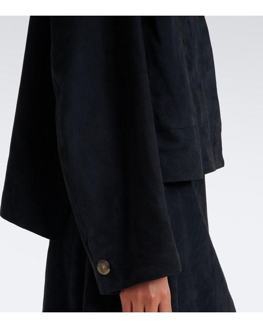 Joseph Blue Aitna Suede Jacket