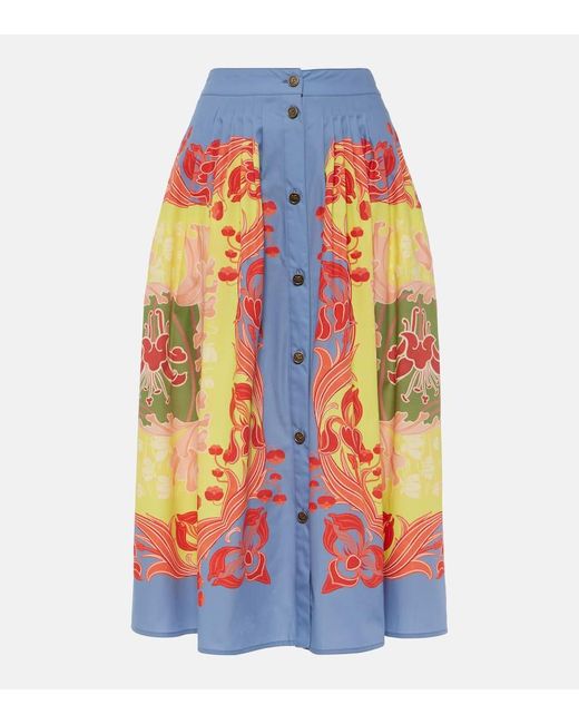 Etro White Summer Skirt