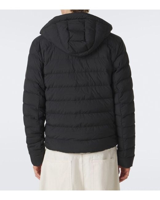 Canada Goose Black Crofton Enduraluxe Hooded Down Jacket for men
