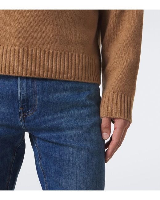 FRAME Brown Cashmere Sweater for men