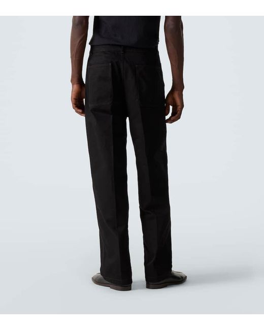 Lemaire Mid-Rise Barrel Jeans Maxi in Black für Herren