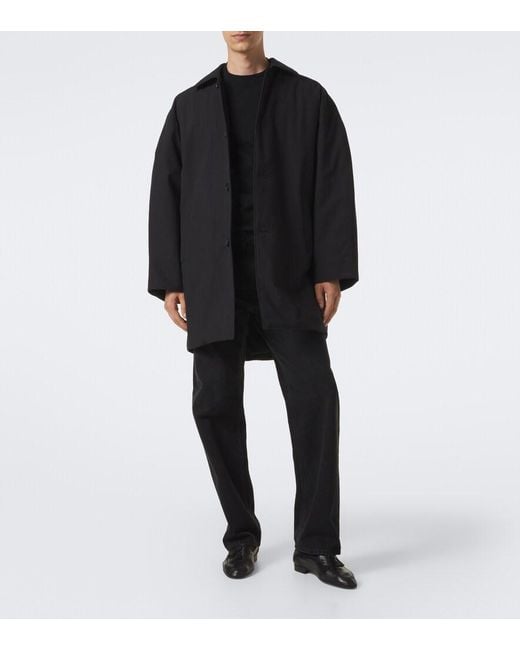The Row Black Madoc Cotton Jersey T-Shirt for men