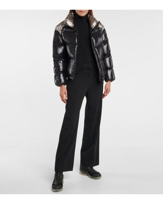 Moncler Black Cuscute High-Neck Down Jacket