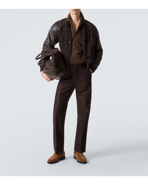 Tom Ford Black Leather Jacket for men