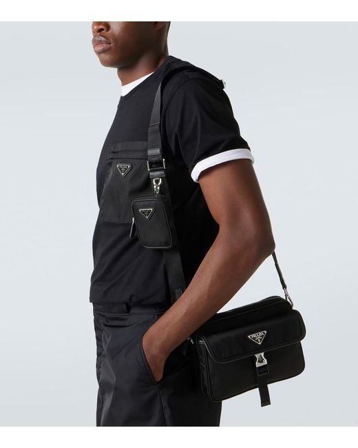 Borsa A Spalla di Prada in Black da Uomo