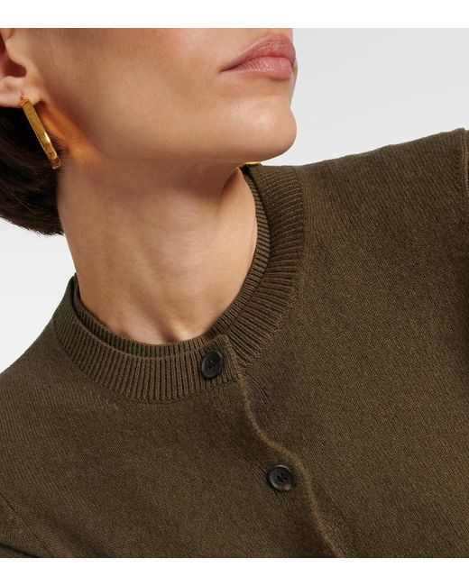 Nili Lotan Green March Cashmere Cardigan