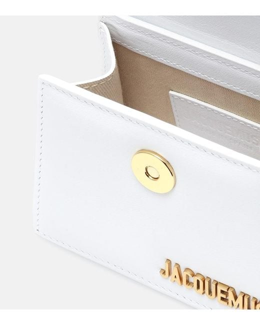 Jacquemus White Le Chiquito Leather Tote Bag