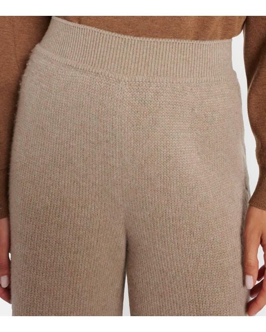 Loro Piana Natural Napier Cashmere Sweatpants