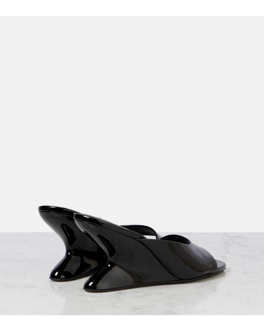 Sandali Con Zeppa Curve 75 di Alaïa in Black