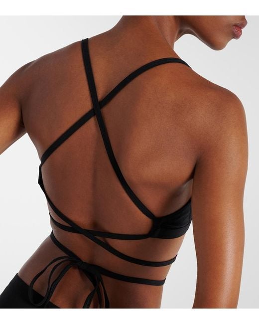 Isabel Marant Black Solange Bikini Top