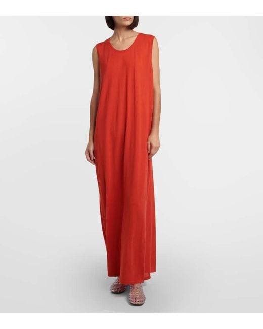 The Row Red Maxikleid Gianna Aus Kaschmir