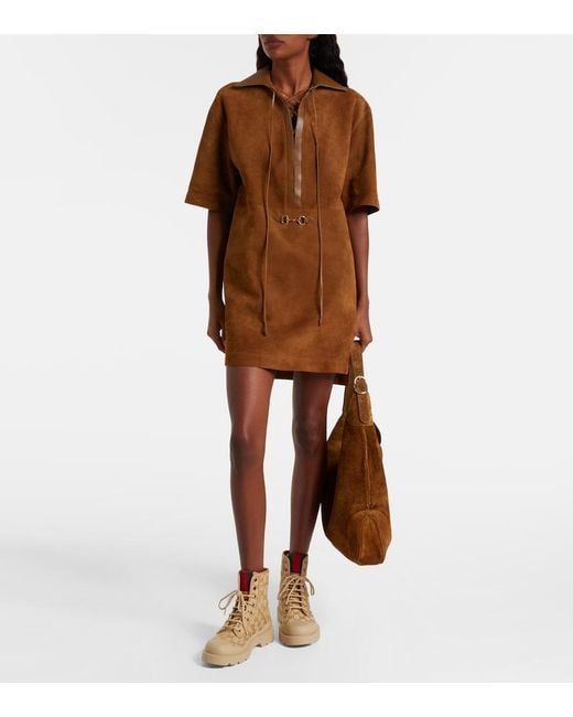 Gucci Natural Boot With Web