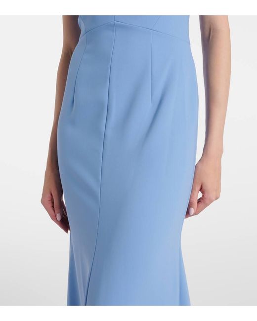 Jenny Packham Blue Aries Embellished Gown