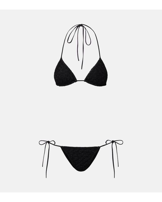Missoni Black Lame Bikini