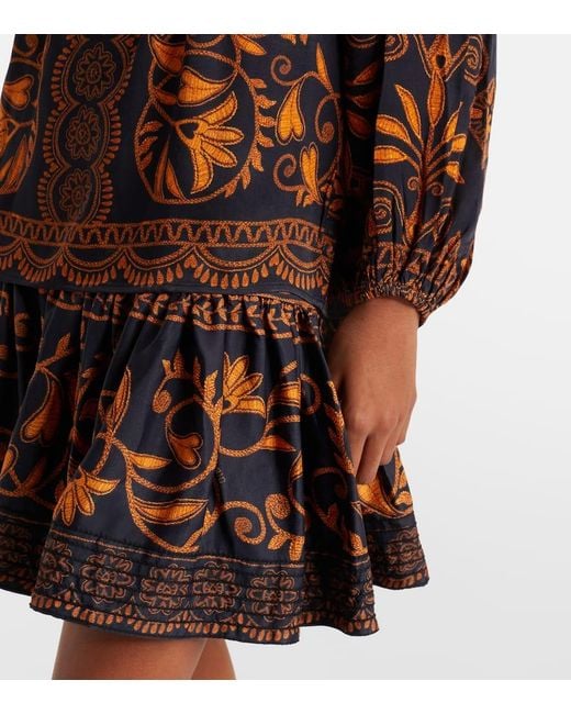 Farm Rio Brown Cornely Ainika Blouse