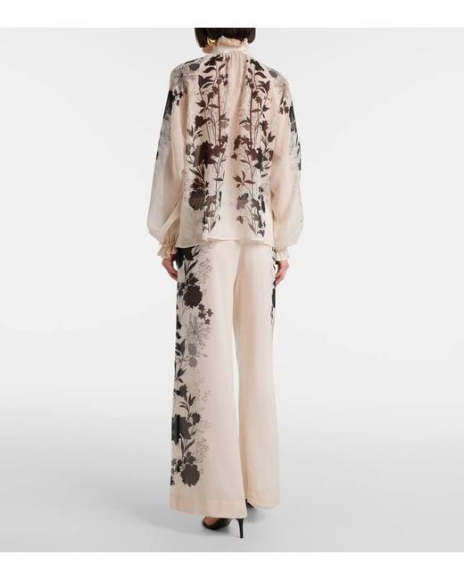 Blouse Cerere En Soie A Fleurs LaDoubleJ en coloris Multicolor