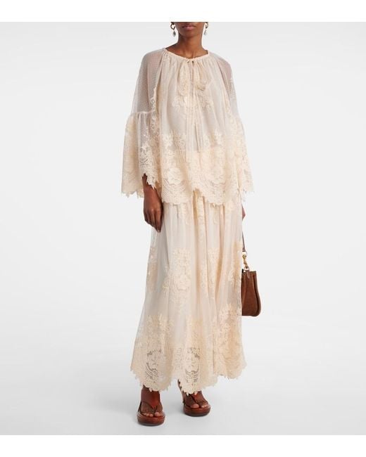 Gonna Lunga Hypnotic di Zimmermann in Natural
