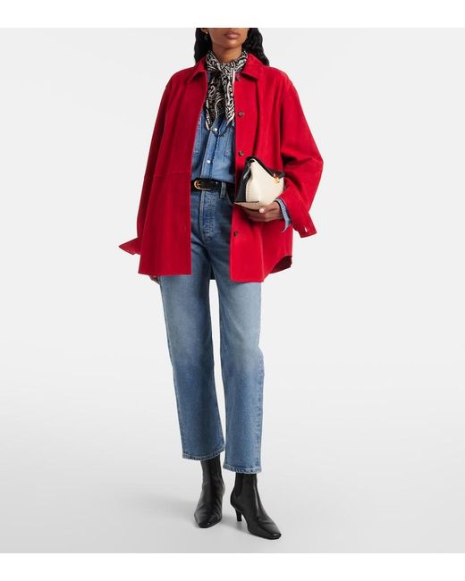 Citizens of Humanity Blue Delfina Straight Jeans