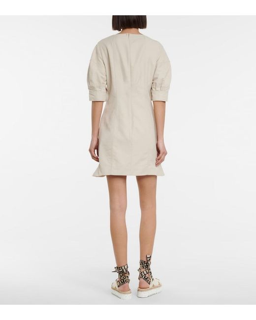 Stella McCartney Natural Angelina Minidress