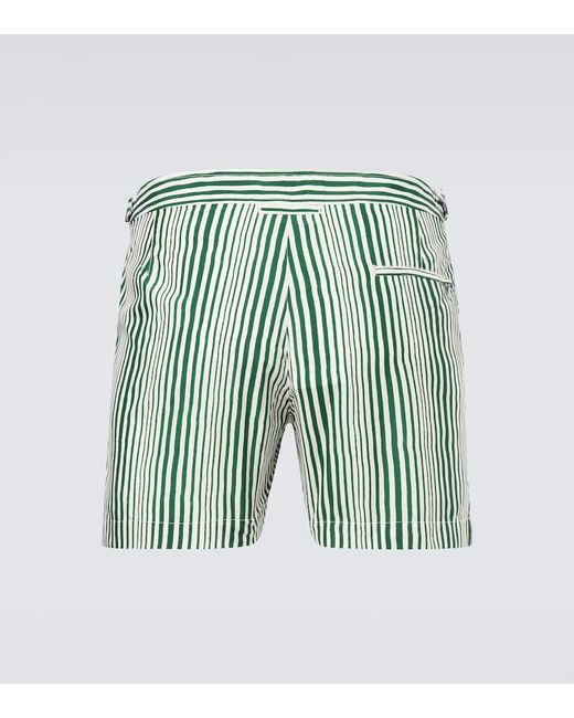 Orlebar Brown Badeshorts Setter in Green für Herren