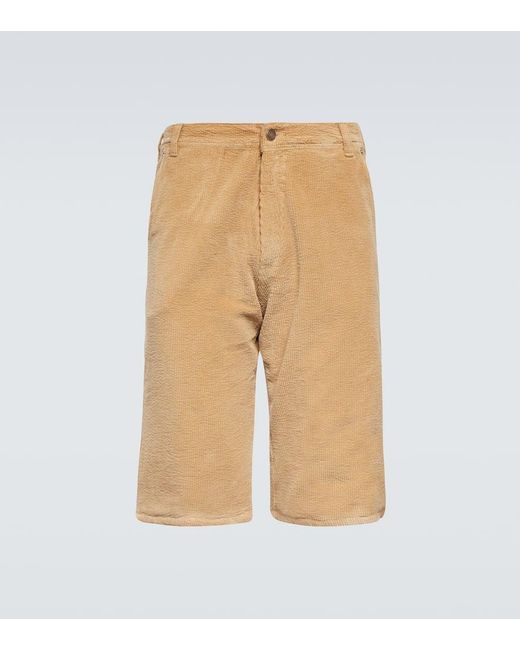ERL Shorts Aus Baumwoll-Cord in Natural für Herren