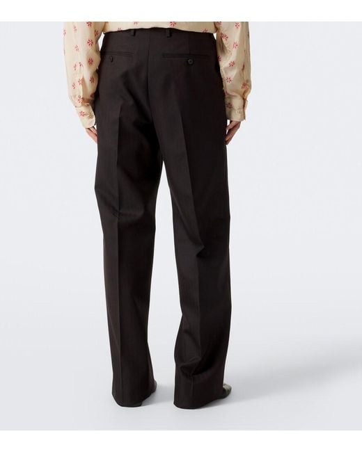 Dries Van Noten Black Wool Suit for men