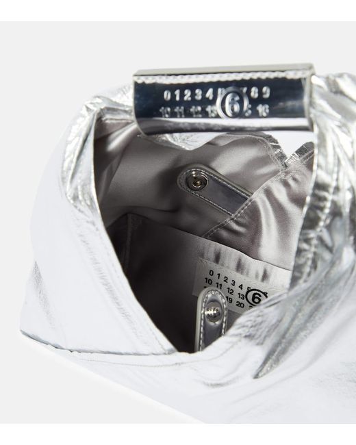 MM6 by Maison Martin Margiela White Japanese Mini Faux Leather Tote Bag