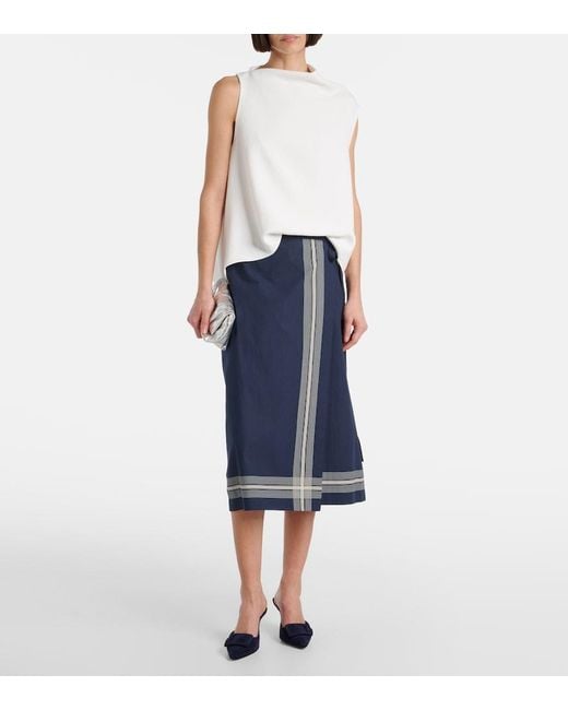 Vince White Asymmetric Draped Top