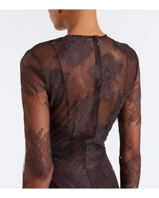 Alex Perry Black Lace Gown