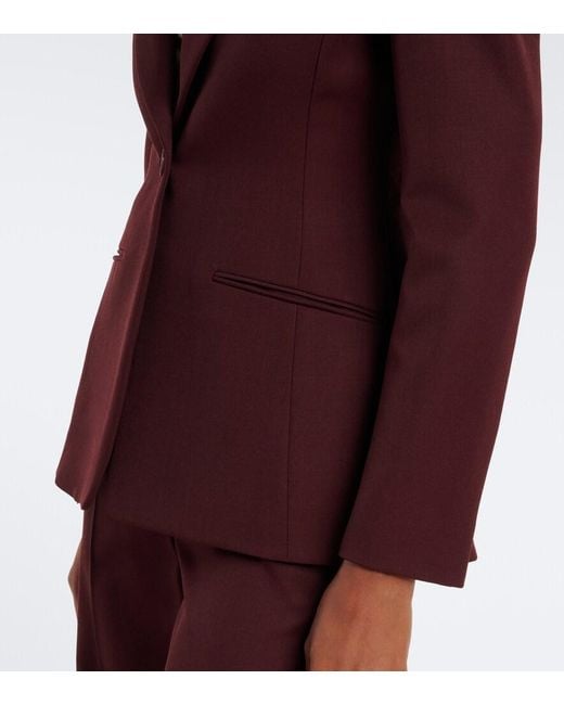 Altuzarra Purple Acacia Virgin Wool Blazer