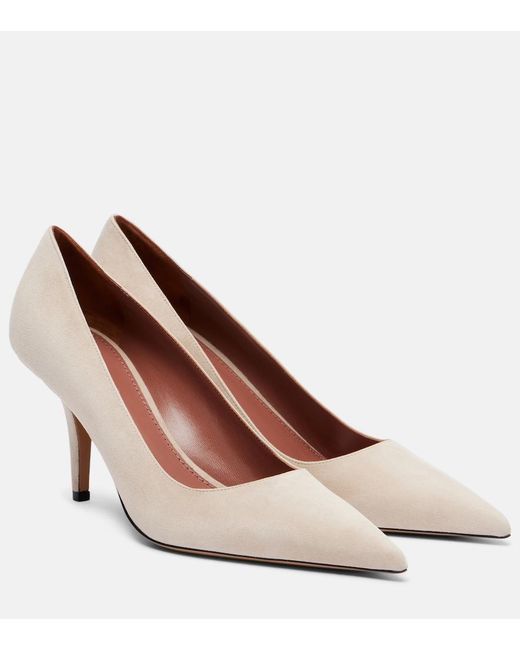Paris Texas Brown Jessica 75 Suede Pumps