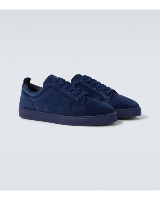 Christian Louboutin Blue Louis Junior Flat Sneakers for men